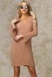 Amber Bodycon Sweater Dress Rose For Sale