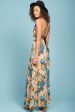 Tiana Floral Maxi Romper Mocha For Discount