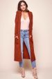 Brookhaven Cafe Long Sleeved Cardigan Rust Online