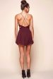 Nevaeh Thin Strap Party Romper Plum Online Hot Sale