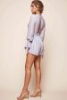 Bodhi V-Neck Long Sleeve Romper Grey Discount