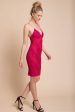 Yasmin Bodycon Dress Wine Discount