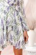 Wisteria Lane Long Sleeve Tea Dress White Hot on Sale