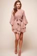 Wilshire Tiered Ruffle Hem Dress Sandalwood For Discount