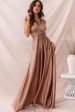 Ariana Multiway Maxi Dress Mocha Sale