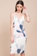 Angeline Floral Bodycon Dress White Sale