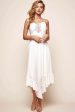 Angel Lace-up Maxi Dress White Online Hot Sale