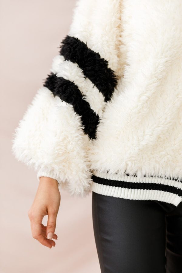 Berkeley Faux Fur Bomber Jacket White Online now