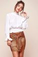 Beza Bow Tie Skirt Rose Gold Discount