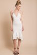 Avery Thin Strap Wedding Guest Dress White Fashion