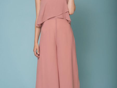 Milena Dressy Jumpsuit Dusty Pink Discount