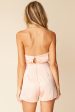 Iliana Halter Top Romper Champagne on Sale