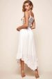 Angel Lace-up Maxi Dress White Online Hot Sale