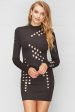 Betsey Bodycon Dress Black Hot on Sale