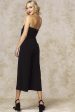 Khloe Bow Tie Wide Leg Jumpsuit Black For Cheap