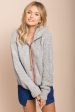 Willow Wool Knit Sweater Grey Discount