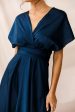 Ariana Multiway Mid Sleeve Maxi Dress Navy on Sale