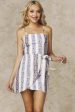 Britney Striped Brunch Dress Blue Fashion