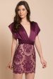 Kinsley Cross Back Dress Plum Online