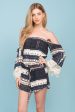 Trista flowy Hippie Romper Navy Sale