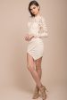 Zara Crochet Dress Beige For Discount