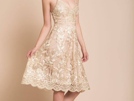 Delilah Lace Dress Beige For Discount