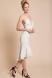 Avery Thin Strap Wedding Guest Dress White Fashion