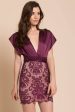 Kinsley Cross Back Dress Plum Online