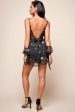 Galaxy Sheer Cold Shoulder Romper Black Online