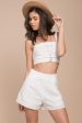 Zaniyah Crochet Top White Online