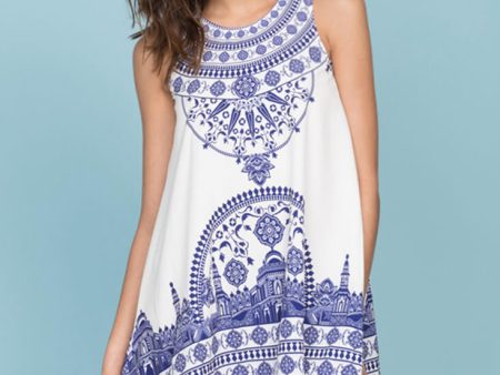 Colleen Loose and flowy Dress White Online Sale