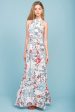 Baylor Floral Maxi Dress White Online Hot Sale