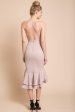 Avery Thin Strap Wedding Guest Dress Blush Online now