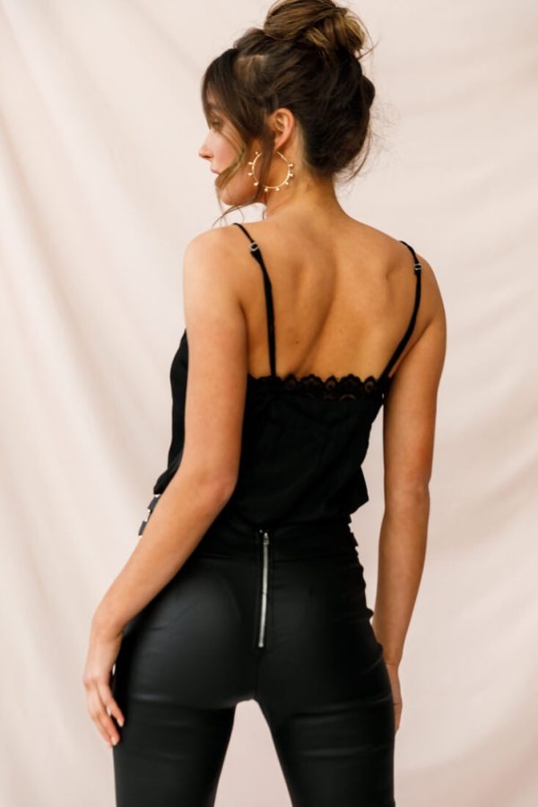 Brooklyn Camisole Sexy Lace Bodysuit Black Online Sale