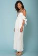 Kyndall Tube Top Jumpsuit White Sale