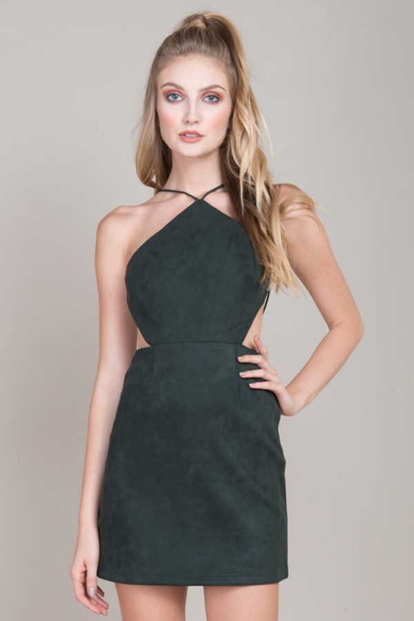 Tasia Bodycon Cocktail Dress Forest Green Online Hot Sale