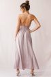 Athena High Split Maxi Dress Mauve on Sale