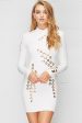 Betsey Bodycon Dress White Online Sale