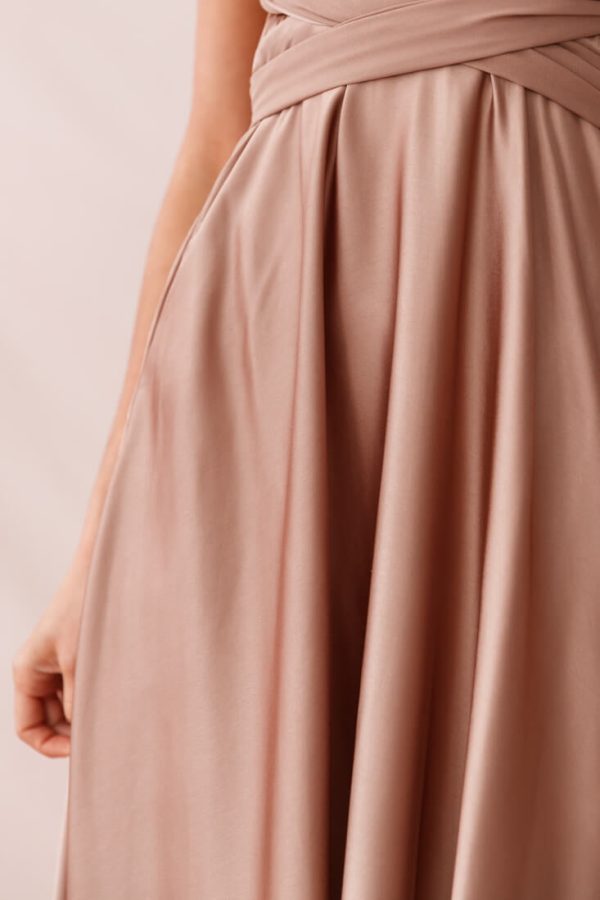 Ariana Multiway Maxi Dress Mocha Sale