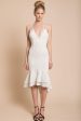 Avery Thin Strap Wedding Guest Dress White Fashion