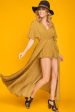 Genesis Cute Maxi Romper Mustard Online Hot Sale