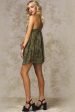 Brody Floral Lace Mini Dress Olive Cheap