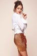 Beza Bow Tie Skirt Rose Gold Discount