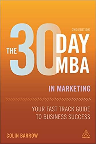 30 Day Mba: In Marketing 2Ed Online